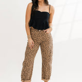 Kortnee Barrel Jeans | Leopard
