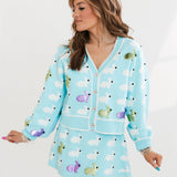 Light Blue Scattered Bunny Skirt | Queen Of Sparkles