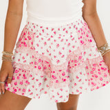 Flirty Floral Mini Skirt