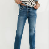 Lola High Rise Ankle Straight Jeans