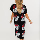 Licensed UGA Mascot Midi Tee Dress | Queen Of Sparkles