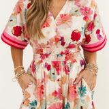 Sunday Florals Midi Dress