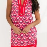 Petal Point Mini Dress | Pink