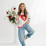 Grey Vintage Cupid Sweatshirt | Queen Of Sparkles