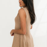 Karli Sweater Shorts | Tan