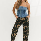 Troop Barrel Leg Jeans | Camo