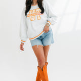 Licensed Grey Plaid UT Volunteers Sweatshirt | Queen Of Sparkles