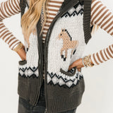 Good Good Stripe Turtleneck | Otter / Tea