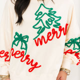 Merry Sweatshirt | Cream