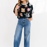 Black Sneakers With Wings Top | Queen Of Sparkles