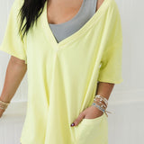 Hot Shot Tee Romper | Sour Citrus