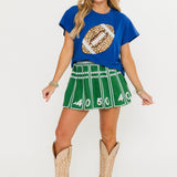 Royal Jeweled Football Tee | Queen Of Sparkles