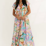 Sunset Stroll Floral Maxi Dress