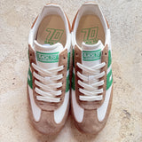 Jogger M Sneakers | White Camel Green
