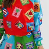 Colorblock Multi Stamp Short | Queen Of Sparkles
