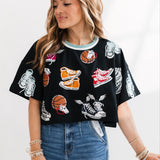Black Sneakers With Wings Top | Queen Of Sparkles