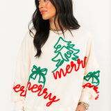 Merry Sweatshirt | Cream