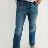 Lola High Rise Ankle Straight Jeans