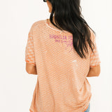 Happi Pintuck Flare Jeans | Med Light Wash