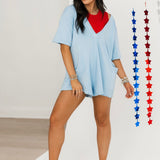 Hot Shot Tee Romper Coddy | Steel