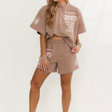 It Costs $0 Vintage Taupe Sweatshorts
