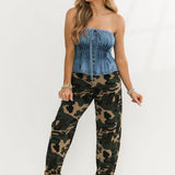 Troop Barrel Leg Jeans | Camo