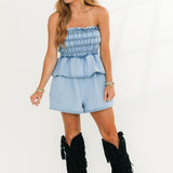 The Dutton Shorts Romper