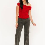 Happi Flare Jeans | Brown Cheetah