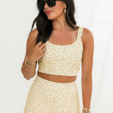 The Bloom Crop Tank | Ditsy Butter
