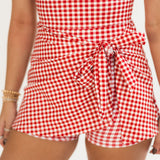 Don't Sweat It Mini Dress | Cherry Check