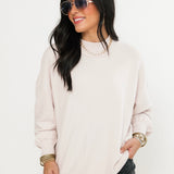 Palm Springs Turtleneck | Mauve Chalk