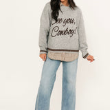 See You, Cowboy! Sweater | Grey