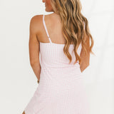 The Reset Tennis Mini Dress | Pink Check