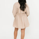 Evening Stroll Mini Dress | Oatmeal