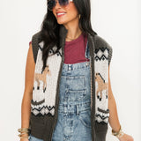 Prairie Pony Sweater Vest