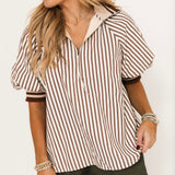 Blake Zip Up Top | Caramel