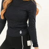 Acclimate Turtleneck Jacq | Black Animal