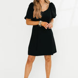 On The Way Mini Dress | Black