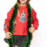 KIDS Red Nutcracker Ballet Sweatshirt | Queen Of Sparkles