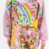 Multi Christmas Candyland Knit Dress | Queen Of Sparkles