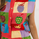 Colorblock Strawberry Skirt | Queen Of Sparkles