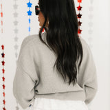 Teddy Bear Sweater Top | Heather