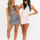 Don't Sweat It Mini Dress | Black Check