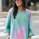 Licensed 'Because I Knew You' Sweatshirt | Queen Of Sparkles