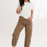 Kortnee Barrel Jeans | Leopard