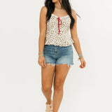 Sammi Tank | Antique Ivory Combo