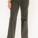 Happi Flare Jeans | Brown Cheetah