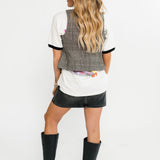 Cherington Blazer Vest | Plaid