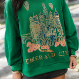 Licensed Emerald City Sweatshirt | Queen Of Sparkles
