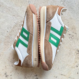 Jogger M Sneakers | White Camel Green